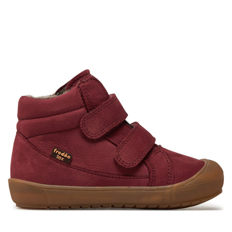 Зимни обувки Froddo Olie Wool Tex G2110138-8 S Червен цвят на ниска цена
