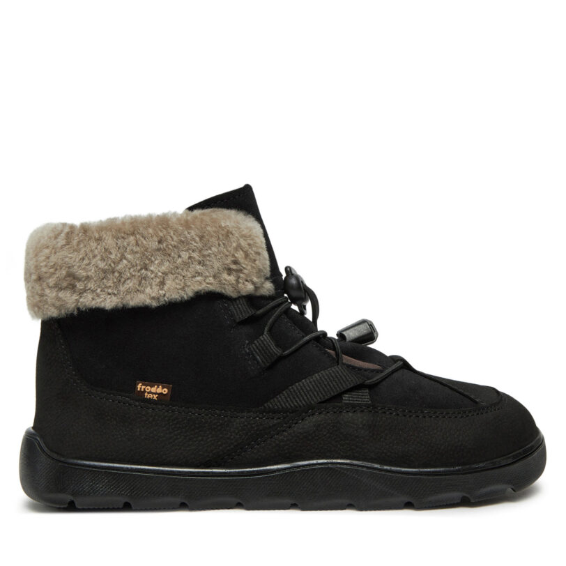 Зимни обувки Froddo Zeru Tex Cosy Barefoot G3110258-5 D Черен цвят на ниска цена