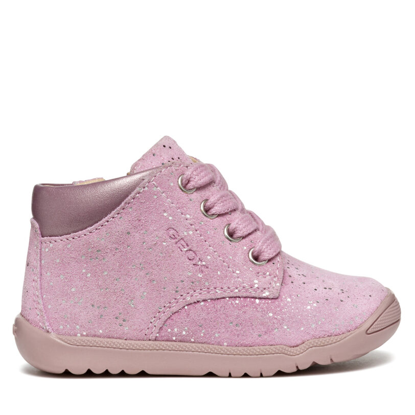 Зимни обувки Geox B Macchia Girl B464PA 077AJ C8011 Розов цвят на ниска цена