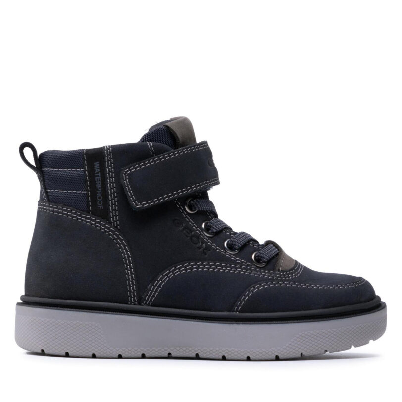 Зимни обувки Geox J Riddock Boy Wpf A J167TA 032FU C0045 M Тъмносин цвят на ниска цена