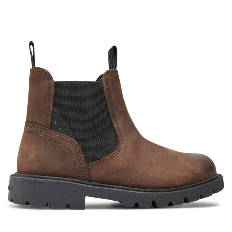 Зимни обувки Geox J Shaylax Boy J16FAA 00045 C0582 S Кафяв цвят на ниска цена