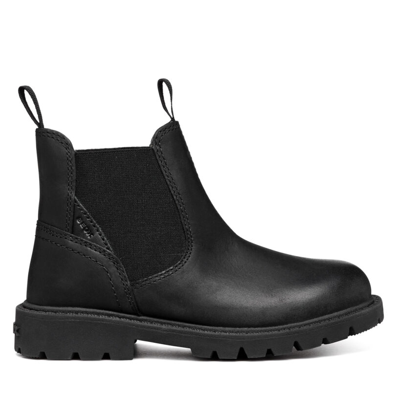 Зимни обувки Geox J Shaylax Boy J16FAA 00045 C9999 S Черен цвят на ниска цена