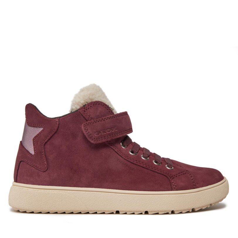 Зимни обувки Geox J Theleven Girl Wpf J36HYC 022BH C8017 D Виолетов цвят на ниска цена