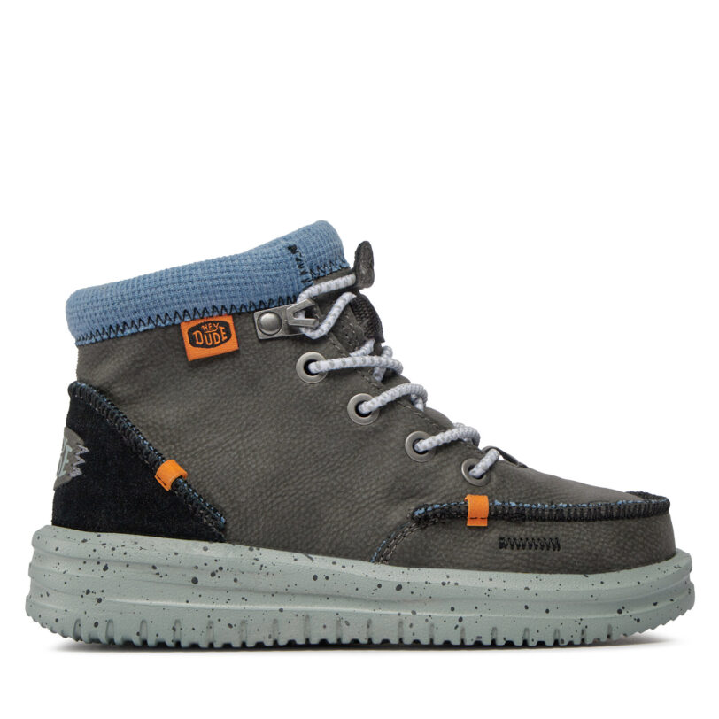 Зимни обувки Hey Dude Bradley Boot Youth 40269-001 Сив цвят на ниска цена