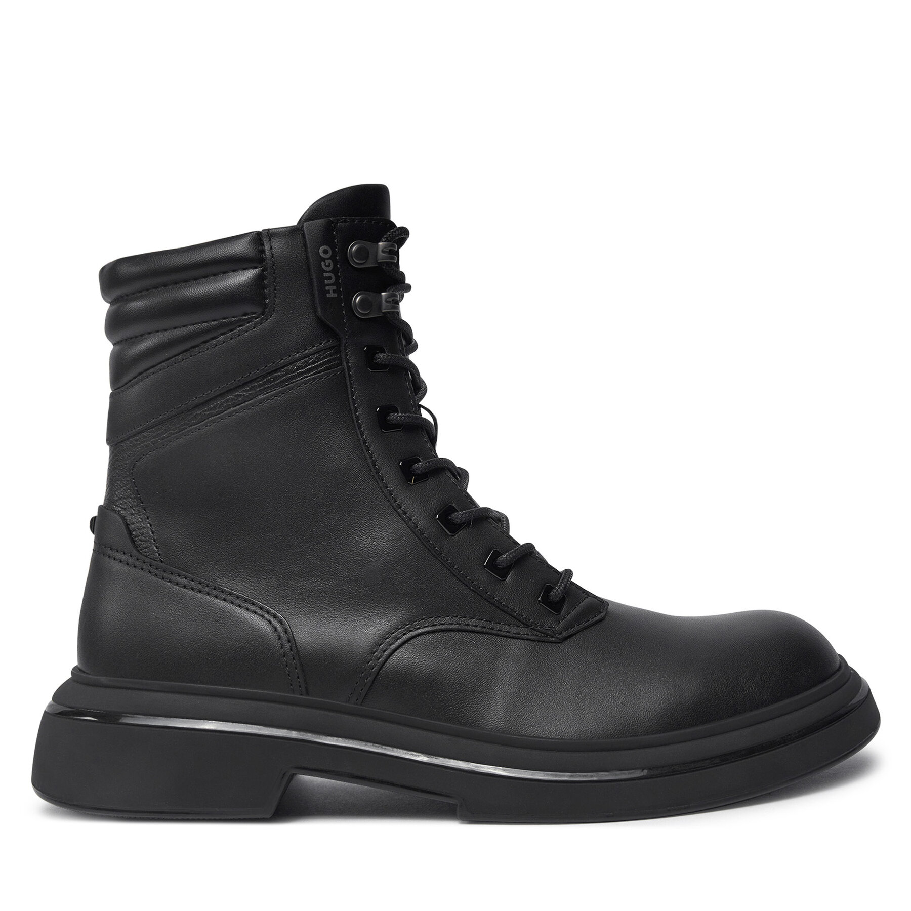 Зимни обувки Hugo Rikky Halb Nael 50536704 Черен цвят на ниска цена