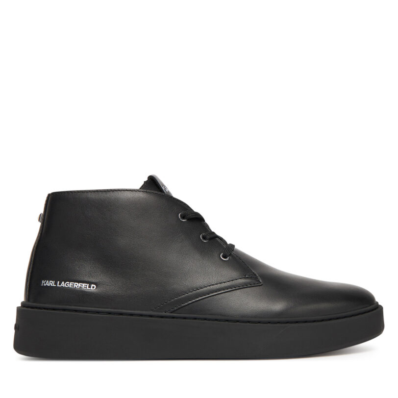 Зимни обувки KARL LAGERFELD KL53330 Черен цвят на ниска цена