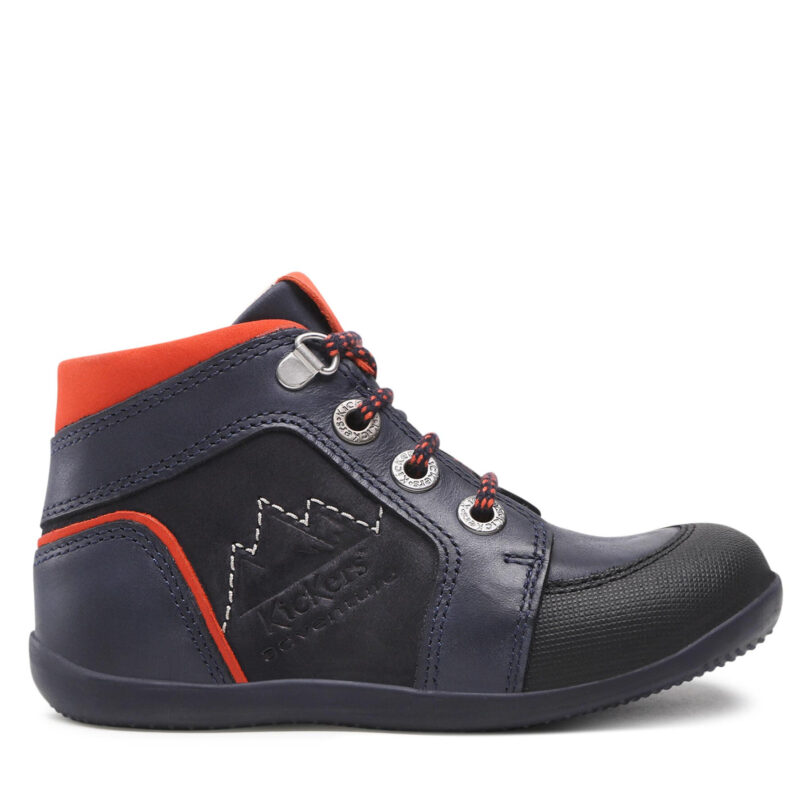 Зимни обувки Kickers Bins Mountain 878602-10 Тъмносин цвят на ниска цена