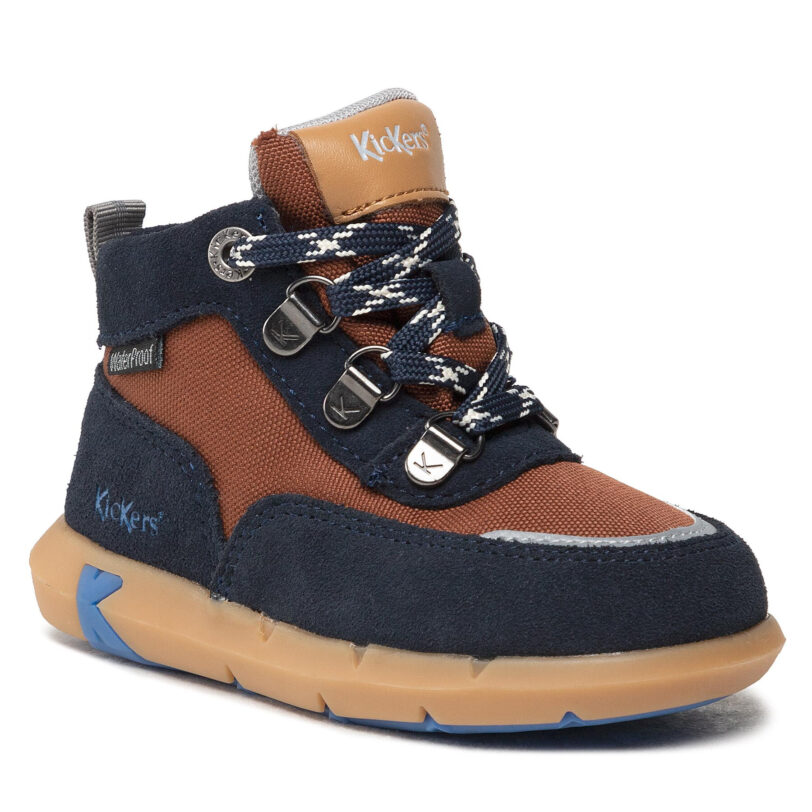 Зимни обувки Kickers Juniby 878790-10 M Тъмносин цвят на ниска цена
