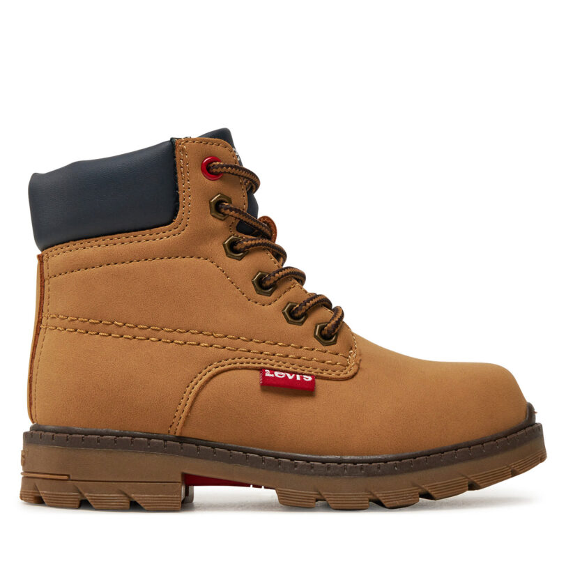 Зимни обувки Levi's® VFOR0050S Кафяв цвят на ниска цена