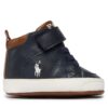 Зимни обувки Polo Ralph Lauren Burnished RL100749 Тъмносин цвят на ниска цена