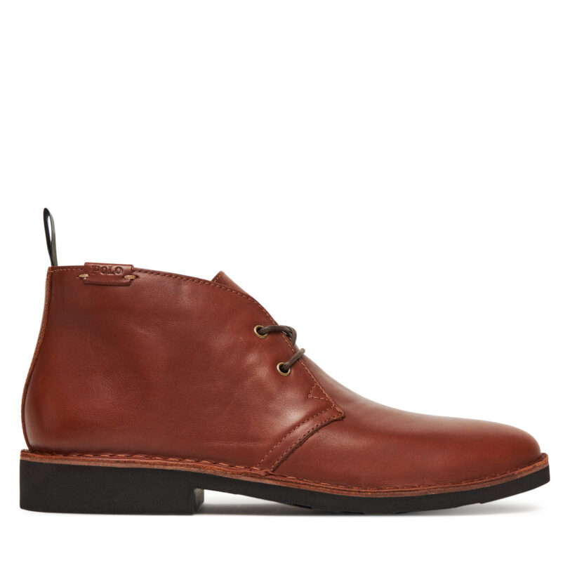 Зимни обувки Polo Ralph Lauren Talan Leather Chukka Boot 812913548001 Кафяв цвят на ниска цена