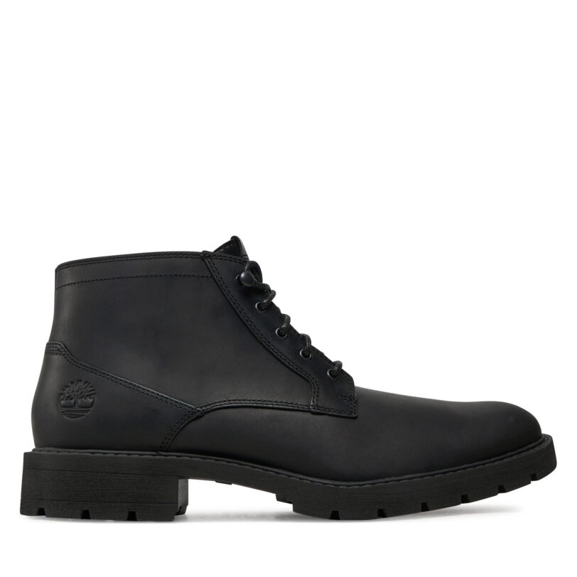 Зимни обувки Timberland ELMHURST CHUKKA WR BASIC TB0A29760011 Черен цвят на ниска цена