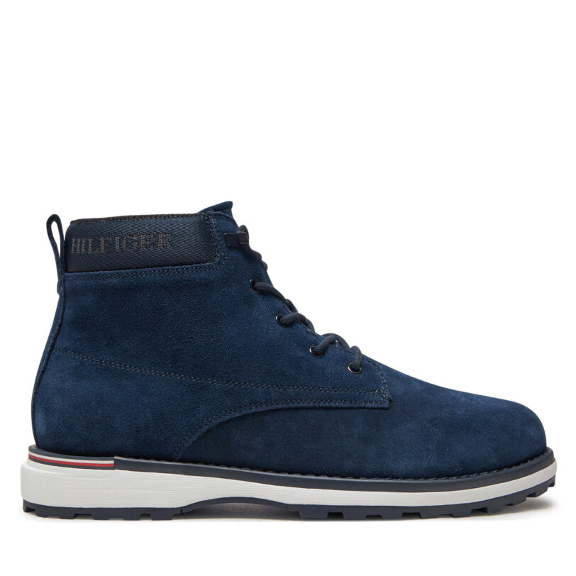 Зимни обувки Tommy Hilfiger Corporate FM0FM05147 Тъмносин цвят на ниска цена