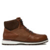 Зимни обувки Tommy Hilfiger Corporate Warm Outdoor Lth Boot FM0FM05148 Кафяв цвят на ниска цена