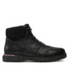 Зимни обувки Tommy Hilfiger Corporate Warm Outdoor Lth Boot FM0FM05148 Черен цвят на ниска цена