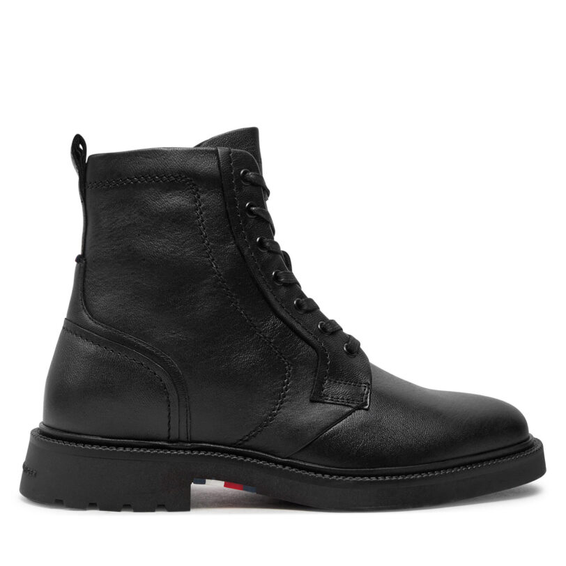 Зимни обувки Tommy Hilfiger FM0FM05183 Черен цвят на ниска цена