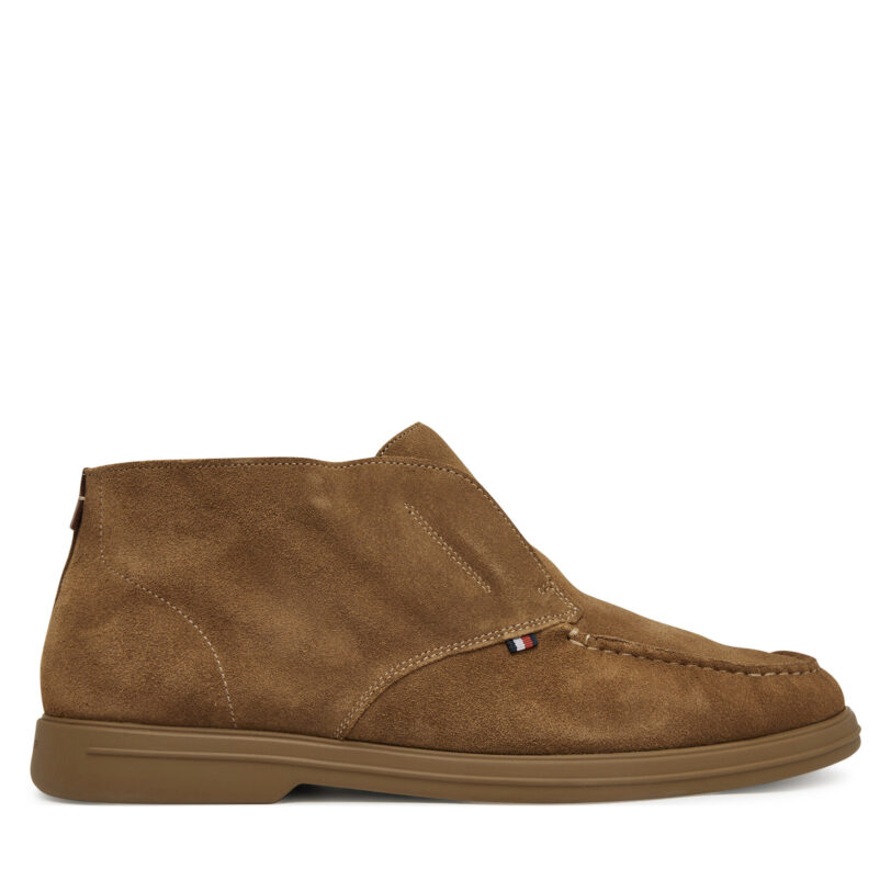 Зимни обувки Tommy Hilfiger Moc T FM0FM05492 Кафяв цвят на ниска цена