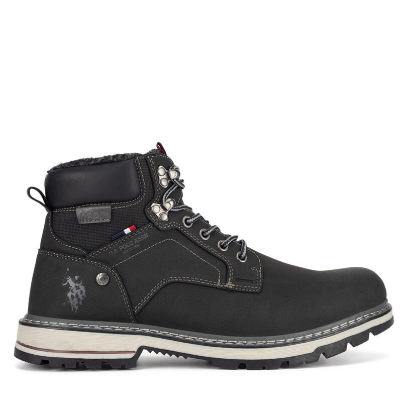 Зимни обувки U.S. Polo Assn. YURIY001M/DY1 Черен цвят на ниска цена
