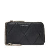 Калъф за ключове Calvin Klein Ck Woven Zip Around Cardholder K60K612954 Черен цвят на ниска цена
