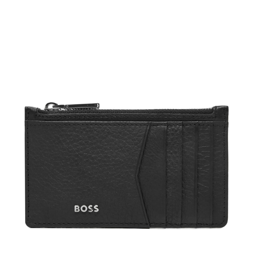 Калъф за кредитни карти BOSS 50529518 Черен цвят на ниска цена