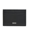 Калъф за кредитни карти BOSS 50546166 Черен цвят на ниска цена
