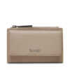 Калъф за кредитни карти Calvin Klein Ck Must Aop Cc Holder W Zip LV04F1036G Бежов цвят на ниска цена