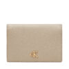 Калъф за кредитни карти Calvin Klein Min Monogram 6cc Flap Cardcase LV04F1063G Кафяв цвят на ниска цена