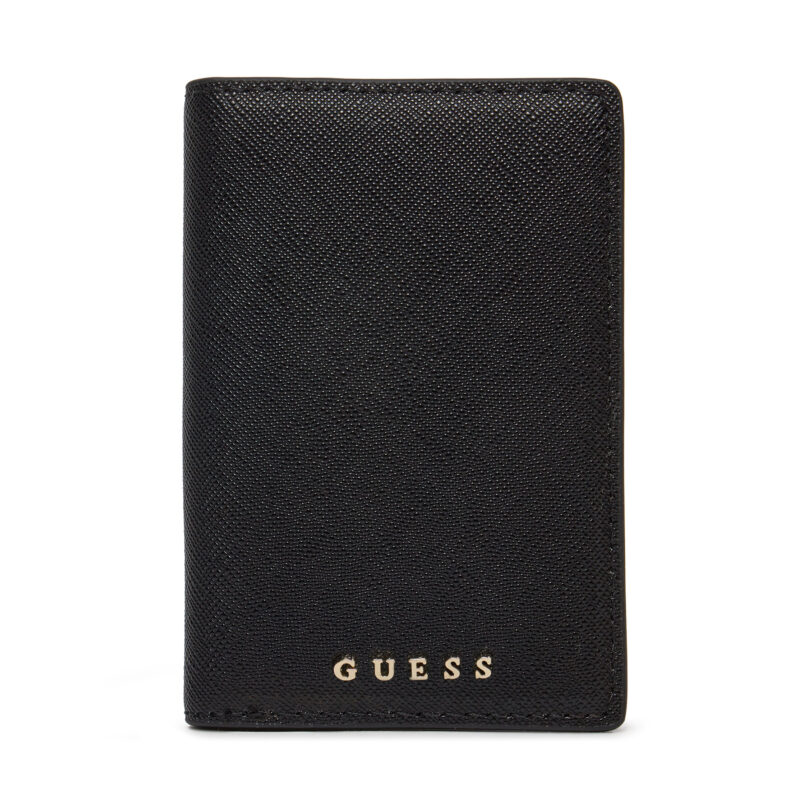 Калъф за кредитни карти Guess Card Holder RW1631 P4201 Черен цвят на ниска цена