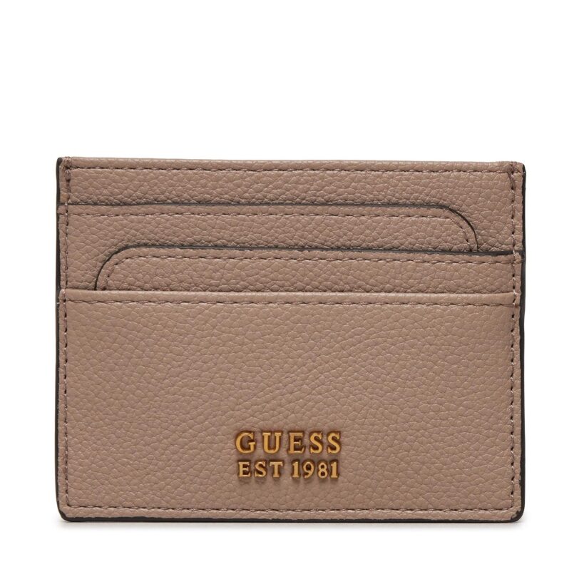 Калъф за кредитни карти Guess Cosette Slg Card Hol SWVA92 22350 Кафяв цвят на ниска цена