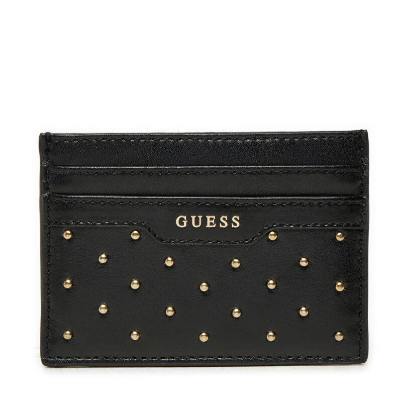Калъф за кредитни карти Guess RW1692 P4401 Черен цвят на ниска цена