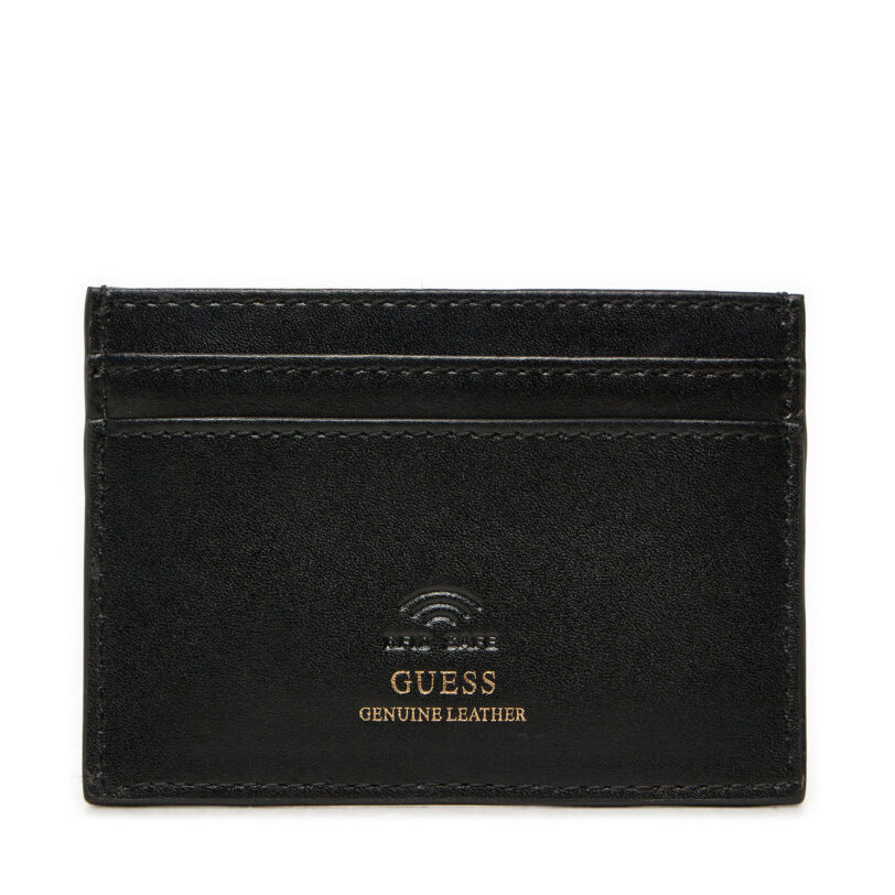 Калъф за кредитни карти Guess RW1693 P4401 Черен цвят на ниска цена