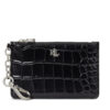 Калъф за кредитни карти LAUREN RALPH LAUREN 432951705003 Черен цвят на ниска цена