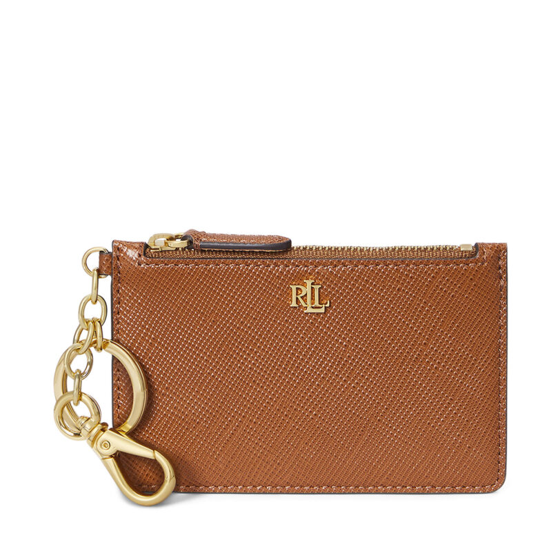 Калъф за кредитни карти LAUREN RALPH LAUREN 432966789007 Кафяв цвят на ниска цена