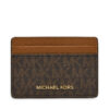 Калъф за кредитни карти MICHAEL Michael Kors 32F1GJ6D0B Кафяв цвят на ниска цена