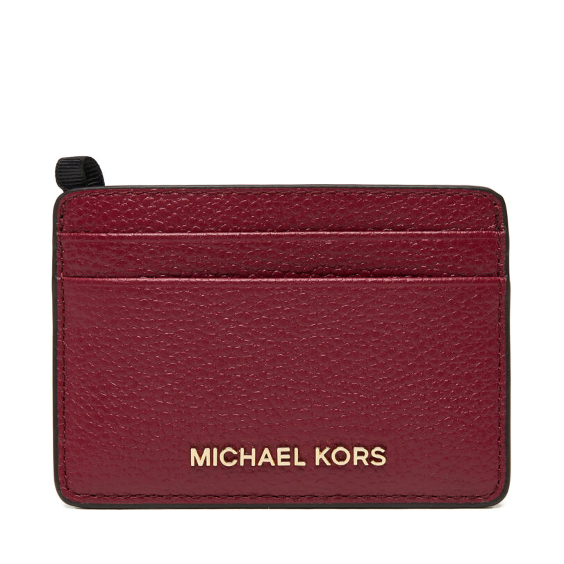 Калъф за кредитни карти MICHAEL Michael Kors 32F7GF6D0L Червен цвят на ниска цена