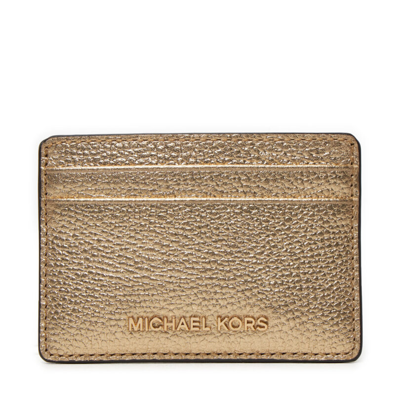 Калъф за кредитни карти MICHAEL Michael Kors 32H9TJ6D1L Златист цвят на ниска цена
