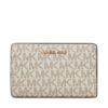 Калъф за кредитни карти MICHAEL Michael Kors 32S5G8ED6B Екрю цвят на ниска цена