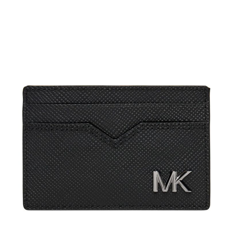 Калъф за кредитни карти MICHAEL Michael Kors Edisson 39S5LEDD0L Черен цвят на ниска цена