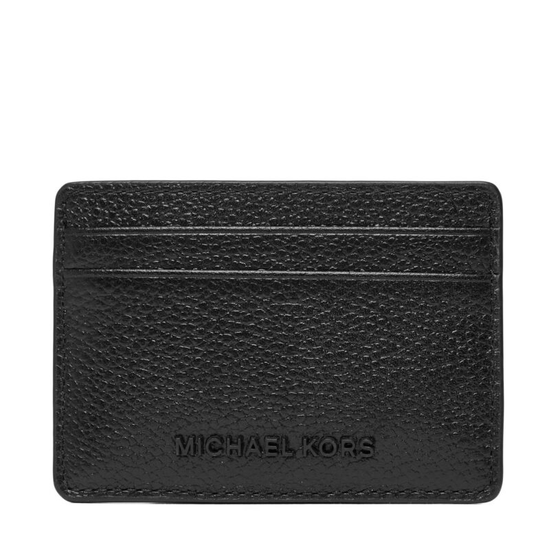 Калъф за кредитни карти MICHAEL Michael Kors Jet Set 32T5TJ6D1L Черен цвят на ниска цена