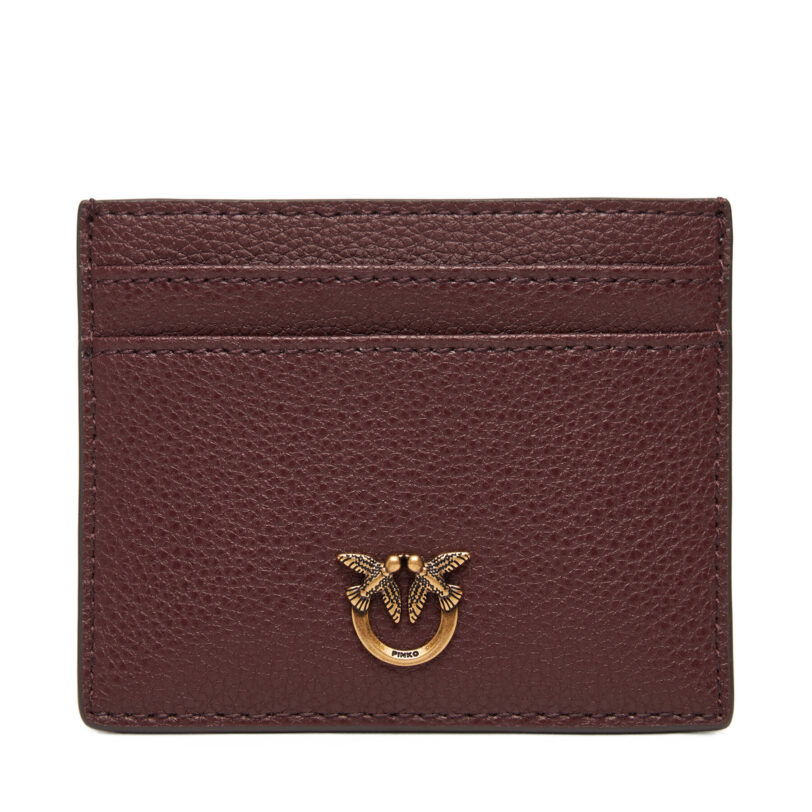 Калъф за кредитни карти PINKO Card Holder Simply AI 25-26 PCPL 103762 A29Q Кафяв цвят на ниска цена