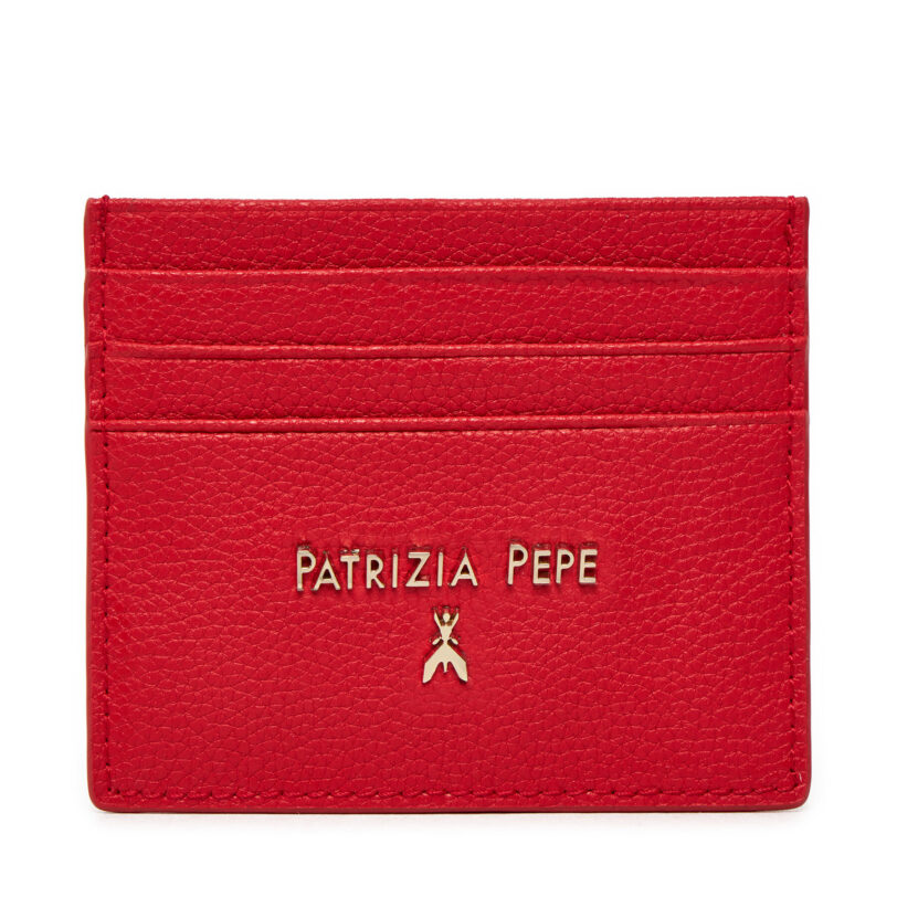 Калъф за кредитни карти Patrizia Pepe CQ7001/L001-R835 Червен цвят на ниска цена