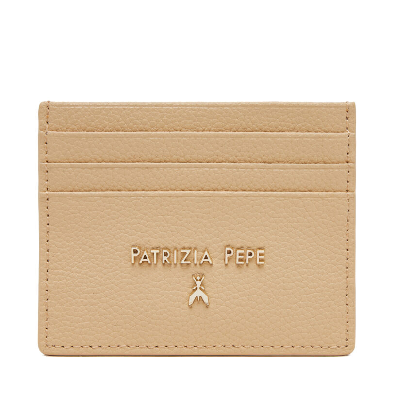Калъф за кредитни карти Patrizia Pepe CQ7001/L001 Бежов цвят на ниска цена