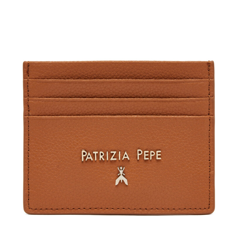 Калъф за кредитни карти Patrizia Pepe CQ7001/L001 Кафяв цвят на ниска цена