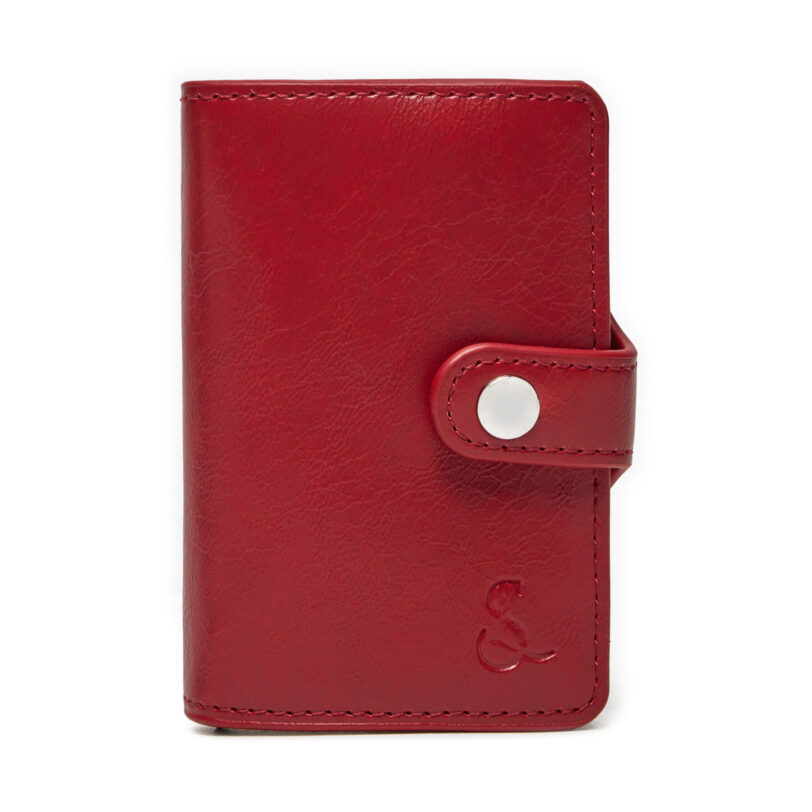 Калъф за кредитни карти Semi Line P8296-4 Червен цвят на ниска цена