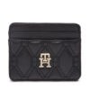 Калъф за кредитни карти Tommy Hilfiger AW0AW16591 Черен цвят на ниска цена