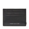 Калъф за кредитни карти Tommy Hilfiger Th Foundation Cc Holder AM0AM13506 Черен цвят на ниска цена