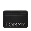 Калъф за кредитни карти Tommy Jeans AW0AW16491 Черен цвят на ниска цена