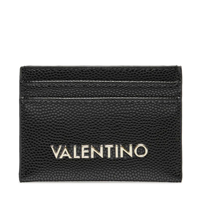 Калъф за кредитни карти Valentino Divina VPS1R421G Черен цвят на ниска цена