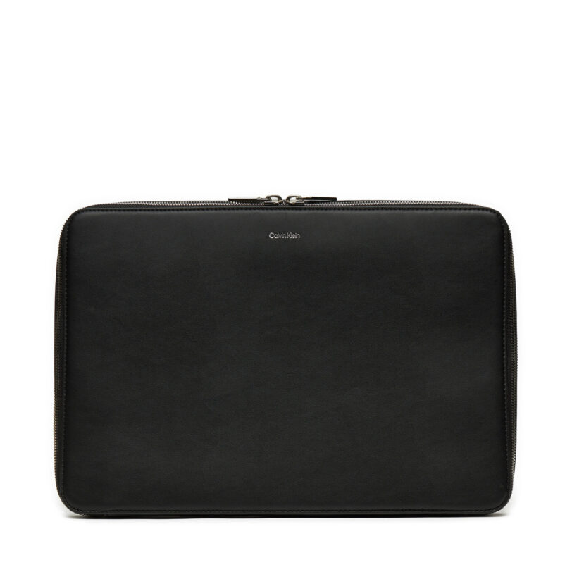 Калъф за лаптоп Calvin Klein Ck Sleek Folio K50K513035 Черен цвят на ниска цена