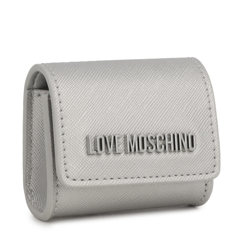 Калъф за слушалки LOVE MOSCHINO JC6451PP4IK2390B Сребрист цвят на ниска цена
